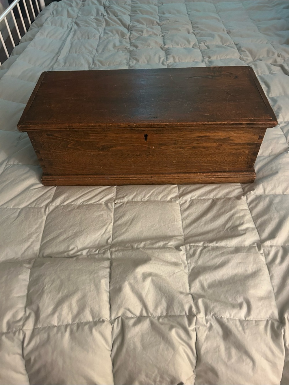 Wood Storage Chest - Brown